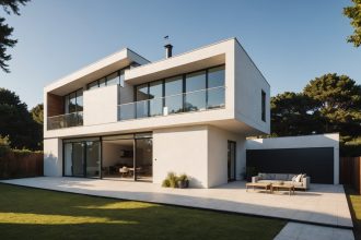 maison moderne à Capbreton avec architecture contemporaine dans les Landes